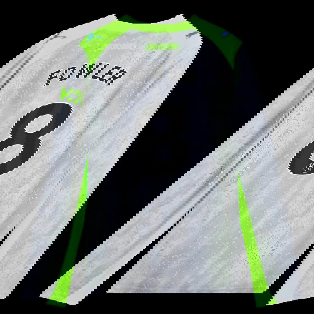 2025-2026 Man City Long Sleeve Third Shirt (Kids) (Fowler 8)