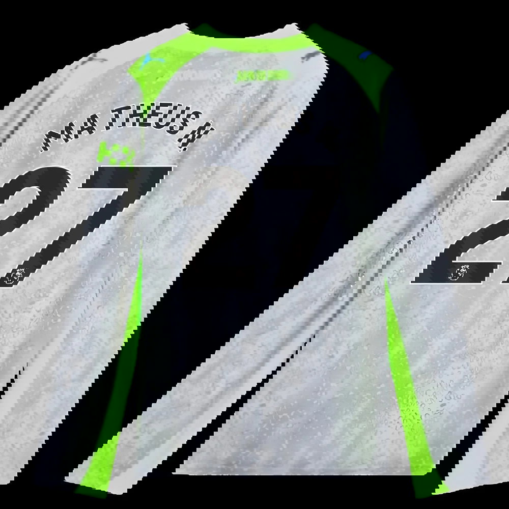 2025-2026 Man City Long Sleeve Third Shirt (Kids) (Matheus N. 27)