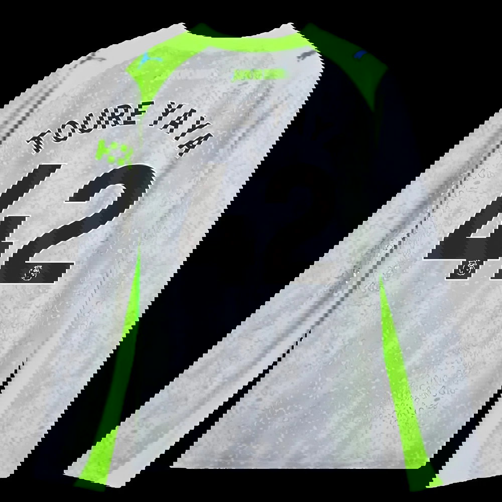 2025-2026 Man City Long Sleeve Third Shirt (Kids) (Toure Yaya 42)