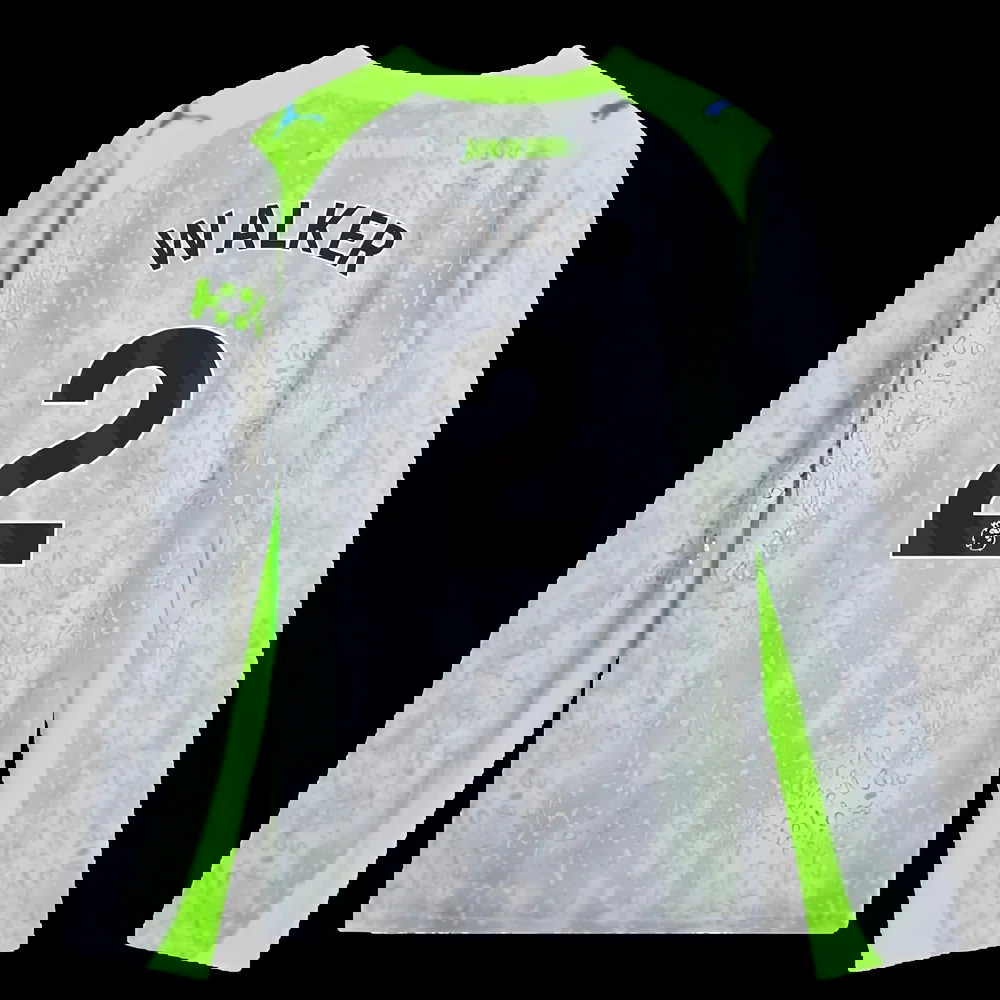 2025-2026 Man City Long Sleeve Third Shirt (Kids) (Walker 2)