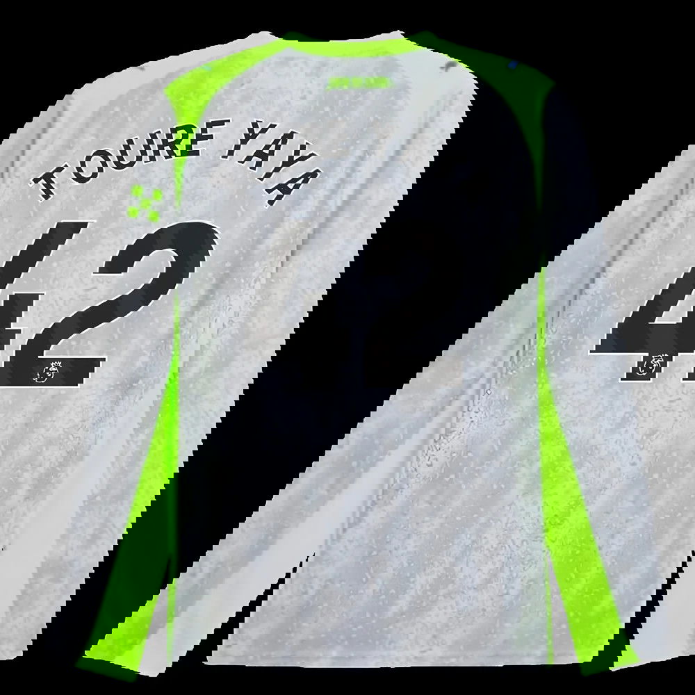 2025-2026 Man City Long Sleeve Third Shirt (Toure Yaya 42)