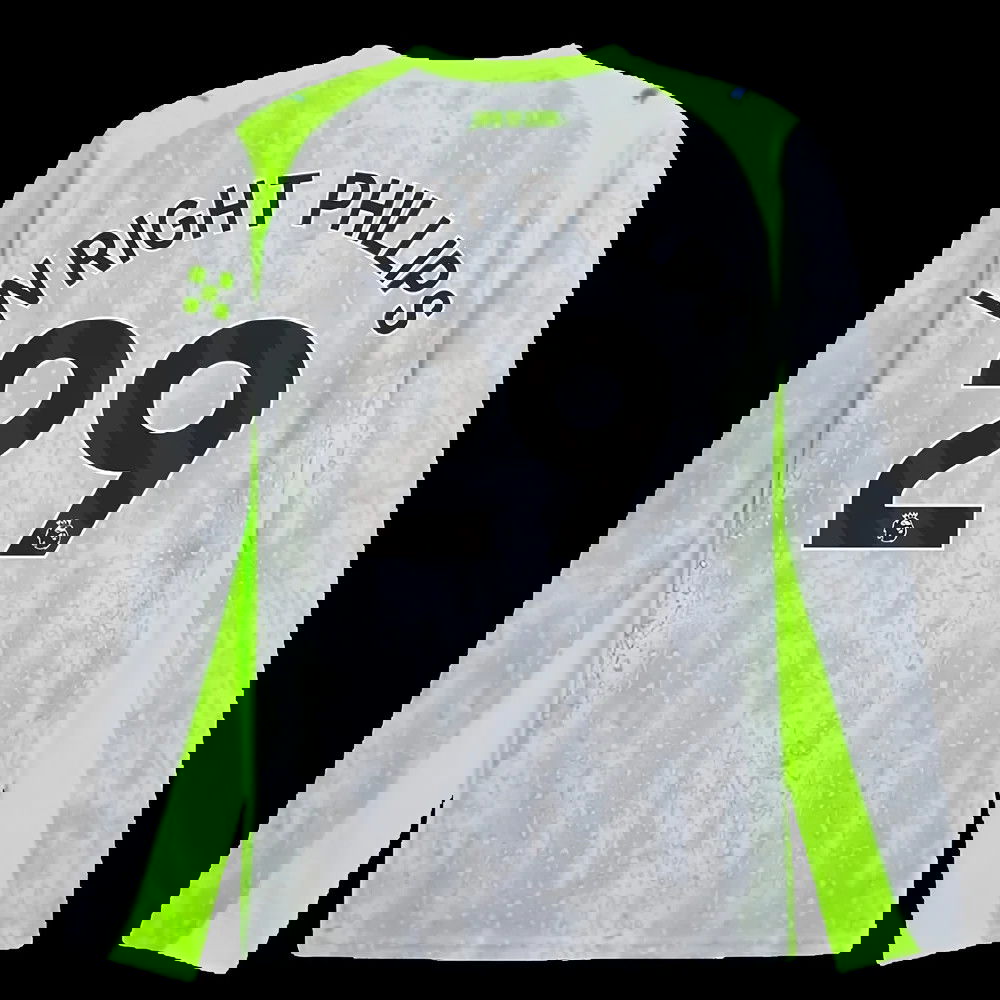 2025-2026 Man City Long Sleeve Third Shirt (Wright Phillips 29)