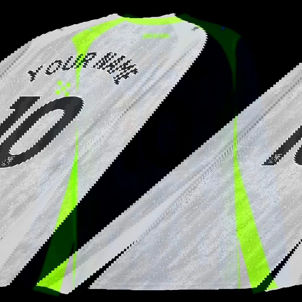 2025-2026 Man City Long Sleeve Third Shirt (Your Name)