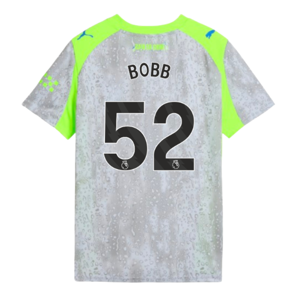 2025-2026 Man City Third Shirt (Kids) (Bobb 52)