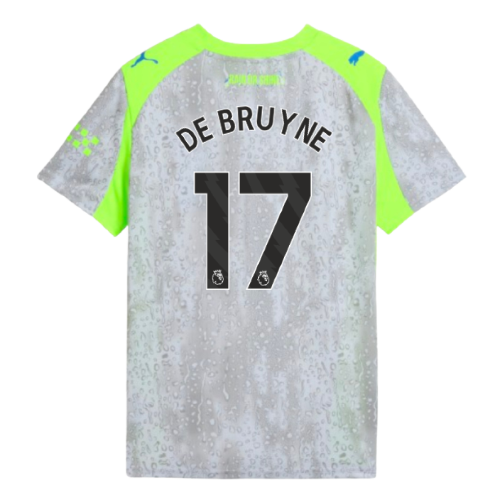 2025-2026 Man City Third Shirt (Kids) (De Bruyne 17)