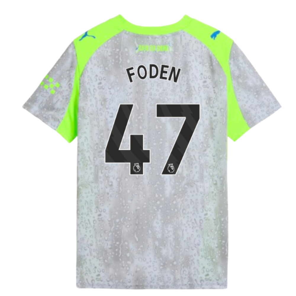2025-2026 Man City Third Shirt (Kids) (Foden 47)