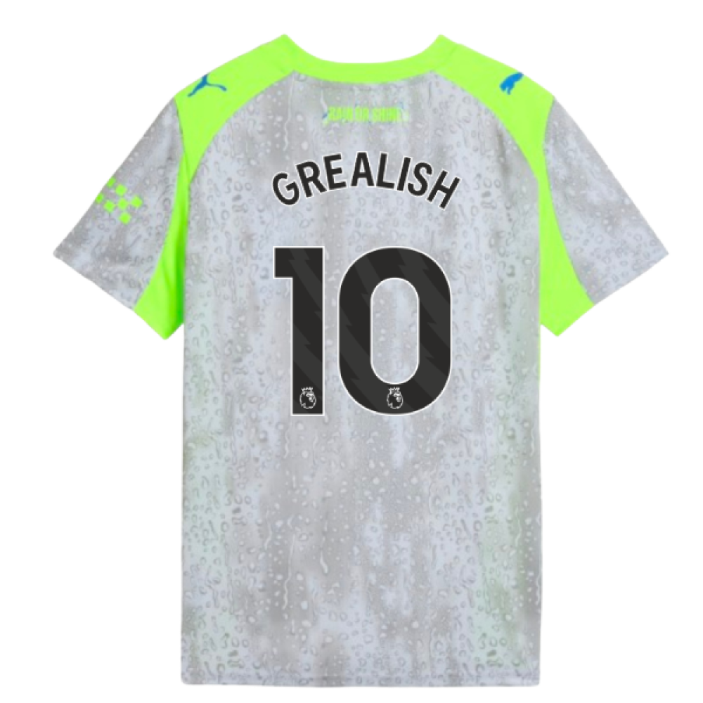 2025-2026 Man City Third Shirt (Kids) (Grealish 10)