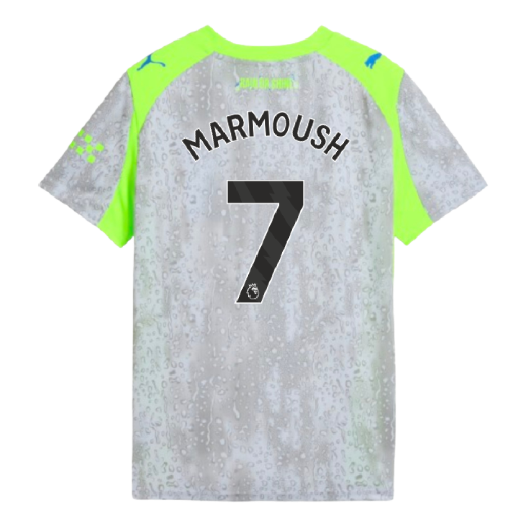 2025-2026 Man City Third Shirt (Kids) (Marmoush 7)