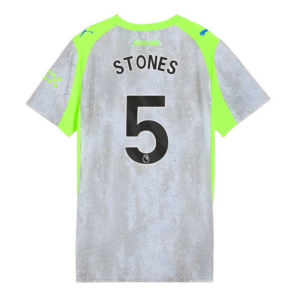 2025-2026 Man City Third Shirt (Womens) (Stones 5)