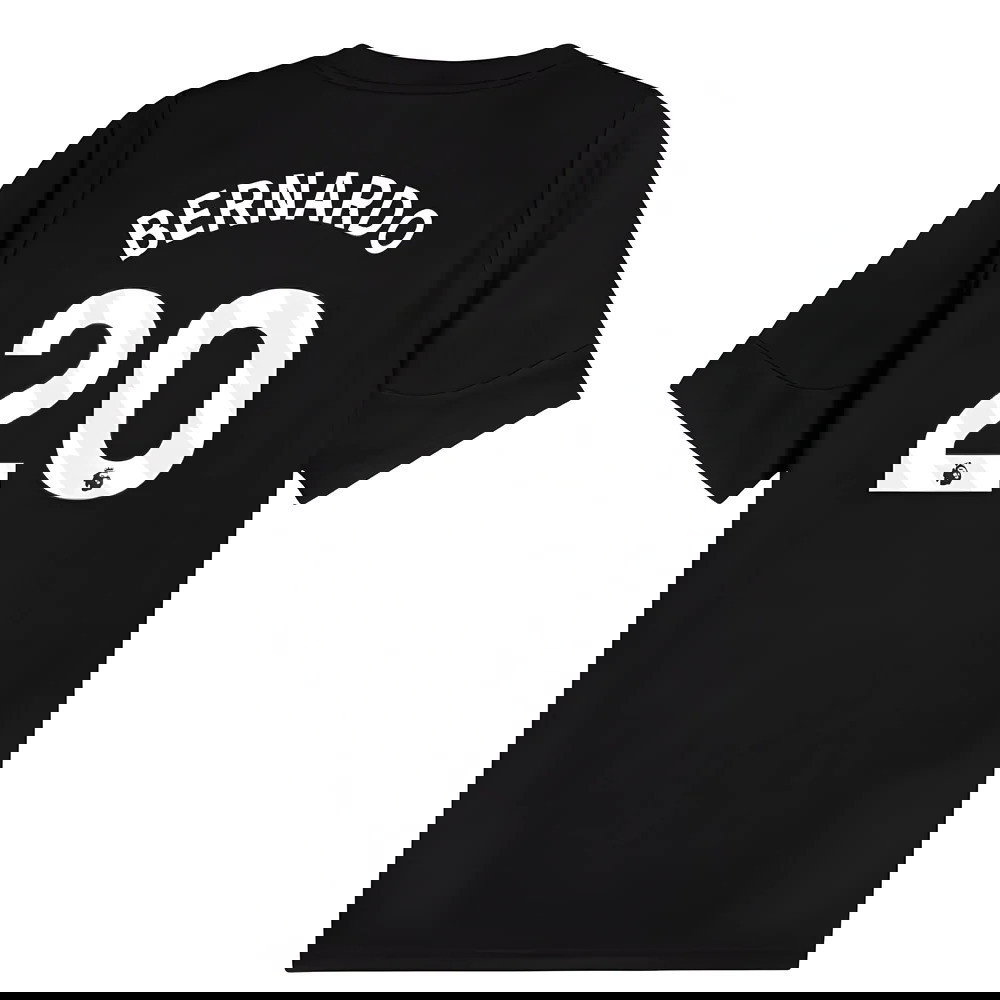 2025-2026 Man City Training Jersey (Black) (Bernardo 20)