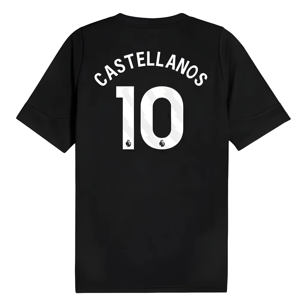 2025-2026 Man City Training Jersey (Black) (Castellanos 10)