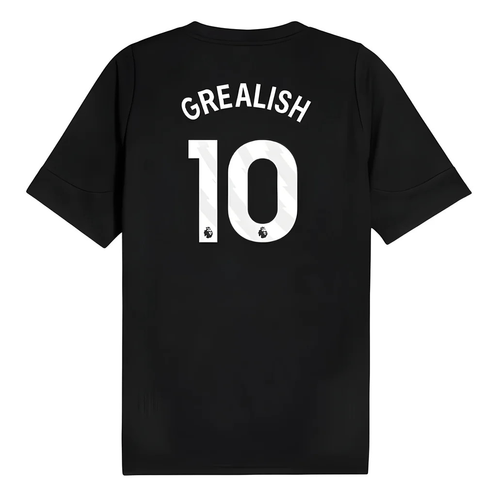2025-2026 Man City Training Jersey (Black) (Grealish 10)