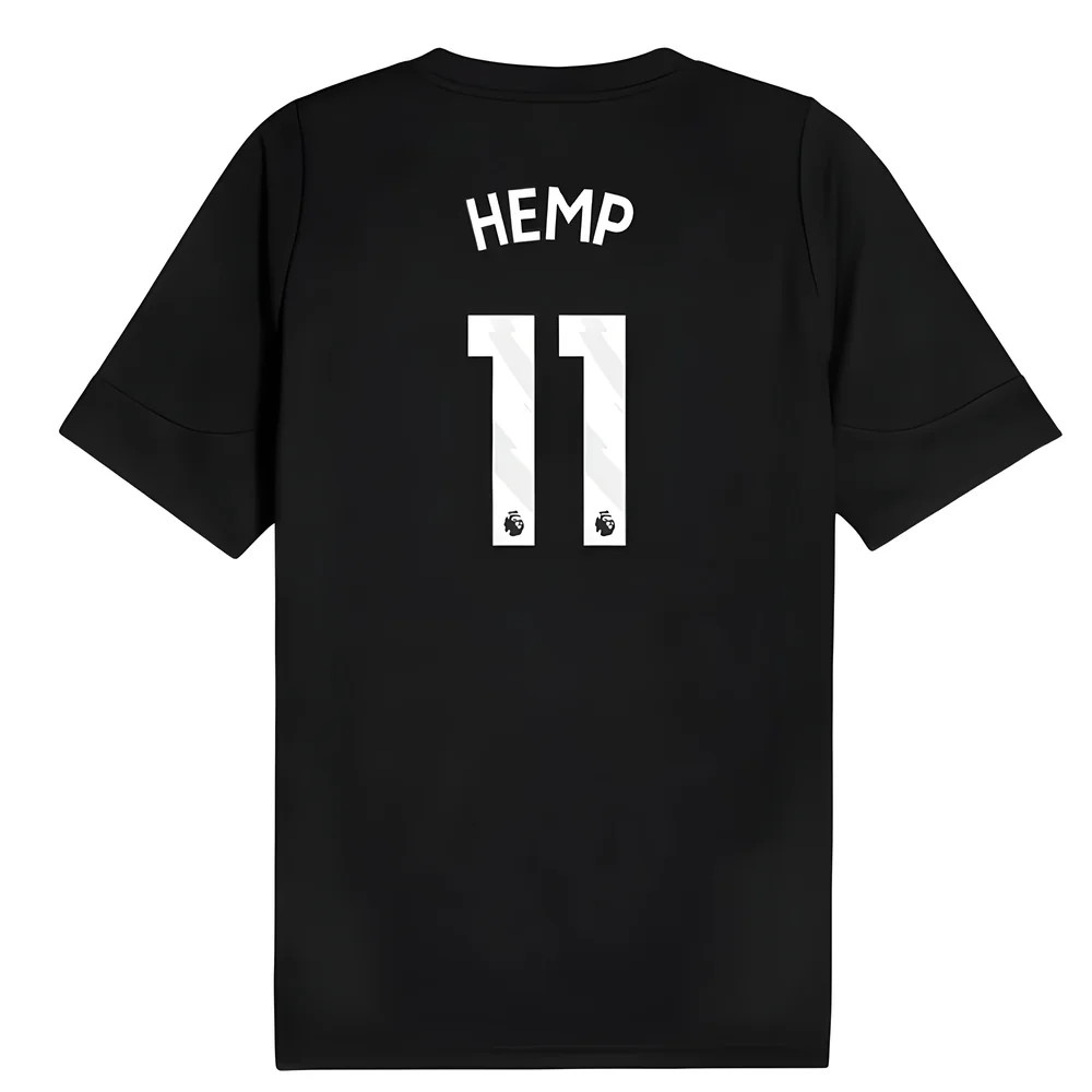 2025-2026 Man City Training Jersey (Black) (Hemp 11)