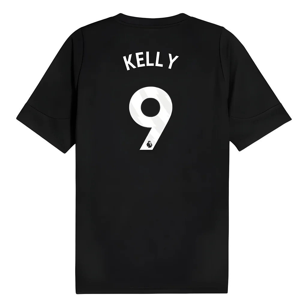 2025-2026 Man City Training Jersey (Black) (Kelly 9)