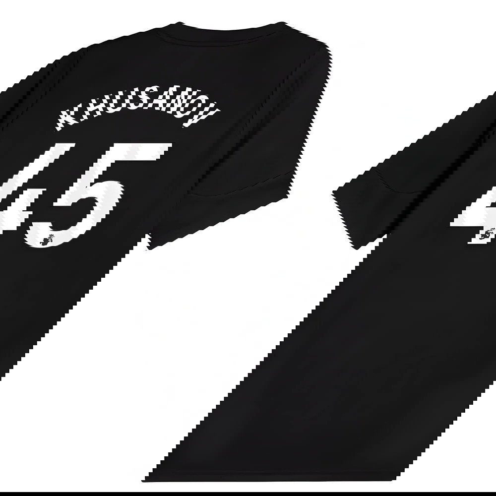 2025-2026 Man City Training Jersey (Black) (Khusanov 45)