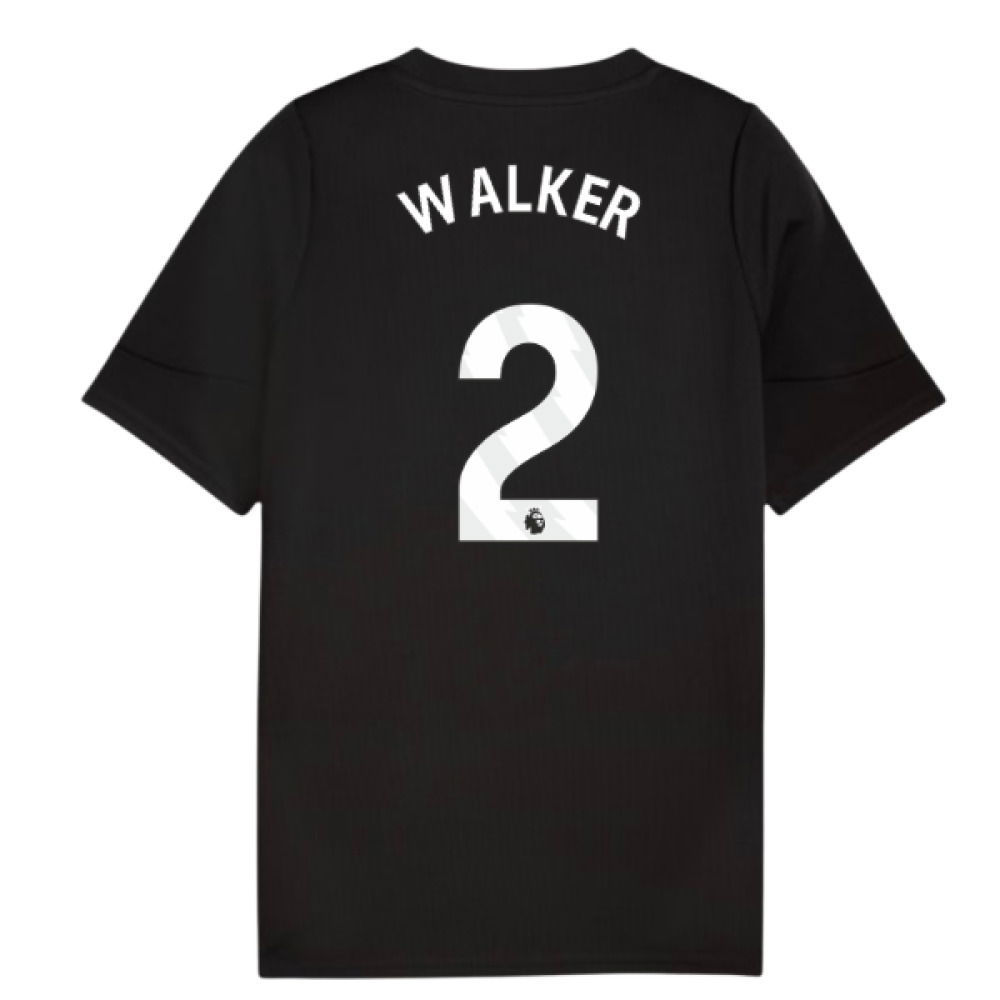 2025-2026 Man City Training Jersey (Black) - Kids (Walker 2)