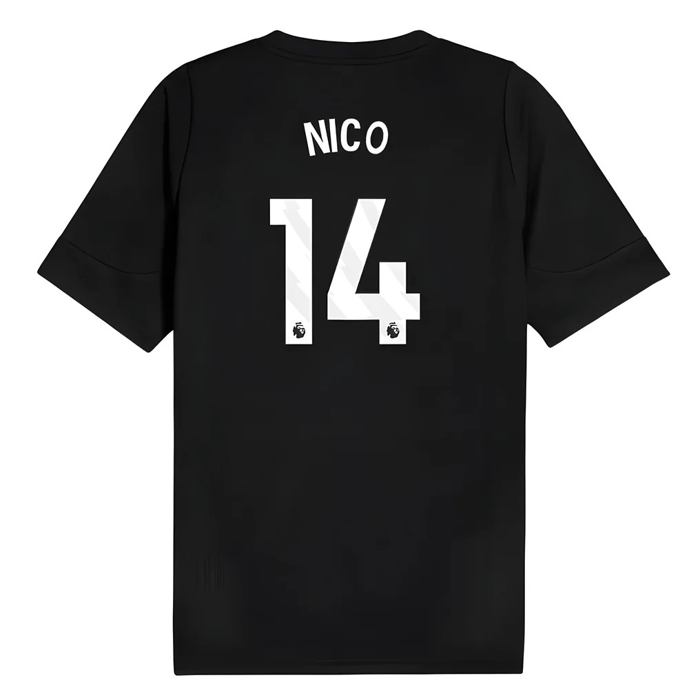 2025-2026 Man City Training Jersey (Black) (Nico 14)
