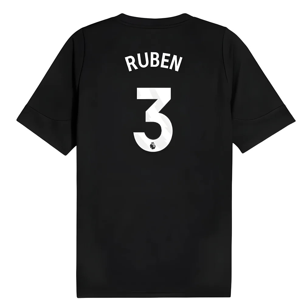 2025-2026 Man City Training Jersey (Black) (Ruben 3)