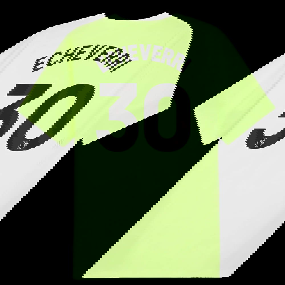 2025-2026 Man City Training Jersey (Fizzy Apple) (Echeverri 30)