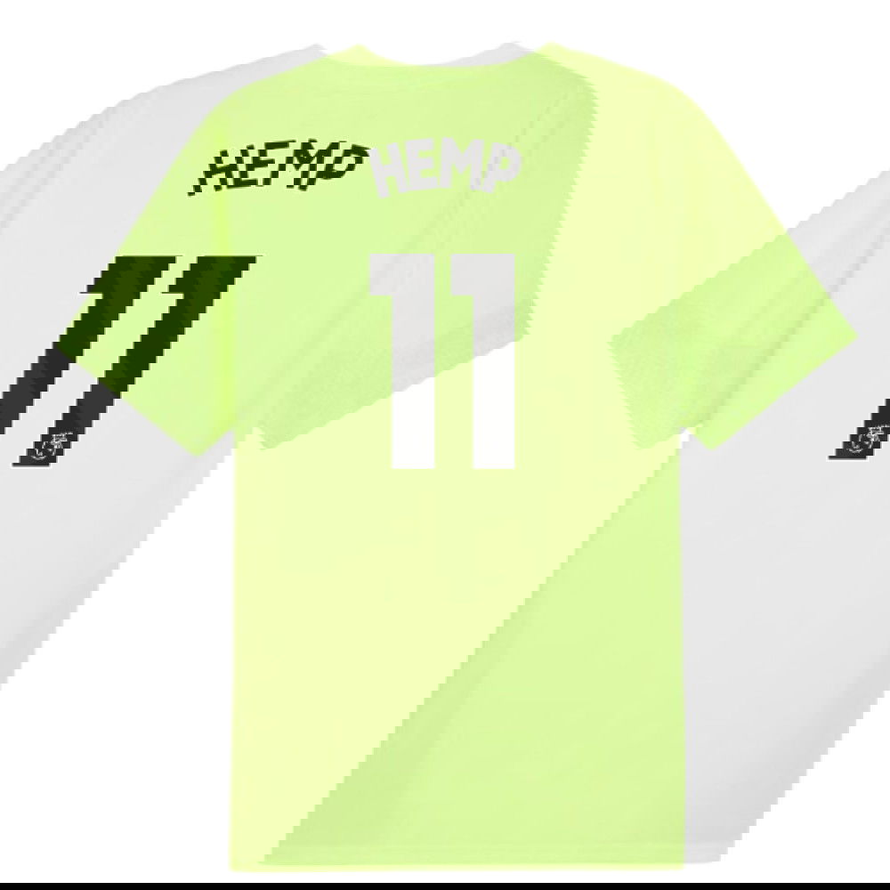 2025-2026 Man City Training Jersey (Fizzy Apple) (Hemp 11)