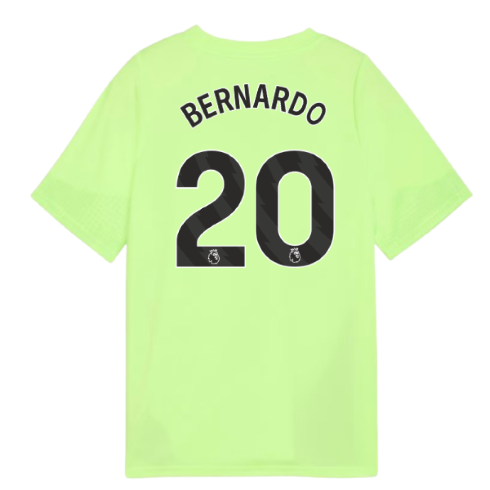 2025-2026 Man City Training Jersey (Fizzy Apple) - Kids (Bernardo 20)