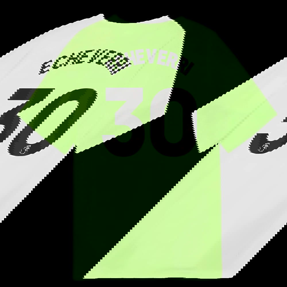 2025-2026 Man City Training Jersey (Fizzy Apple) - Kids (Echeverri 30)