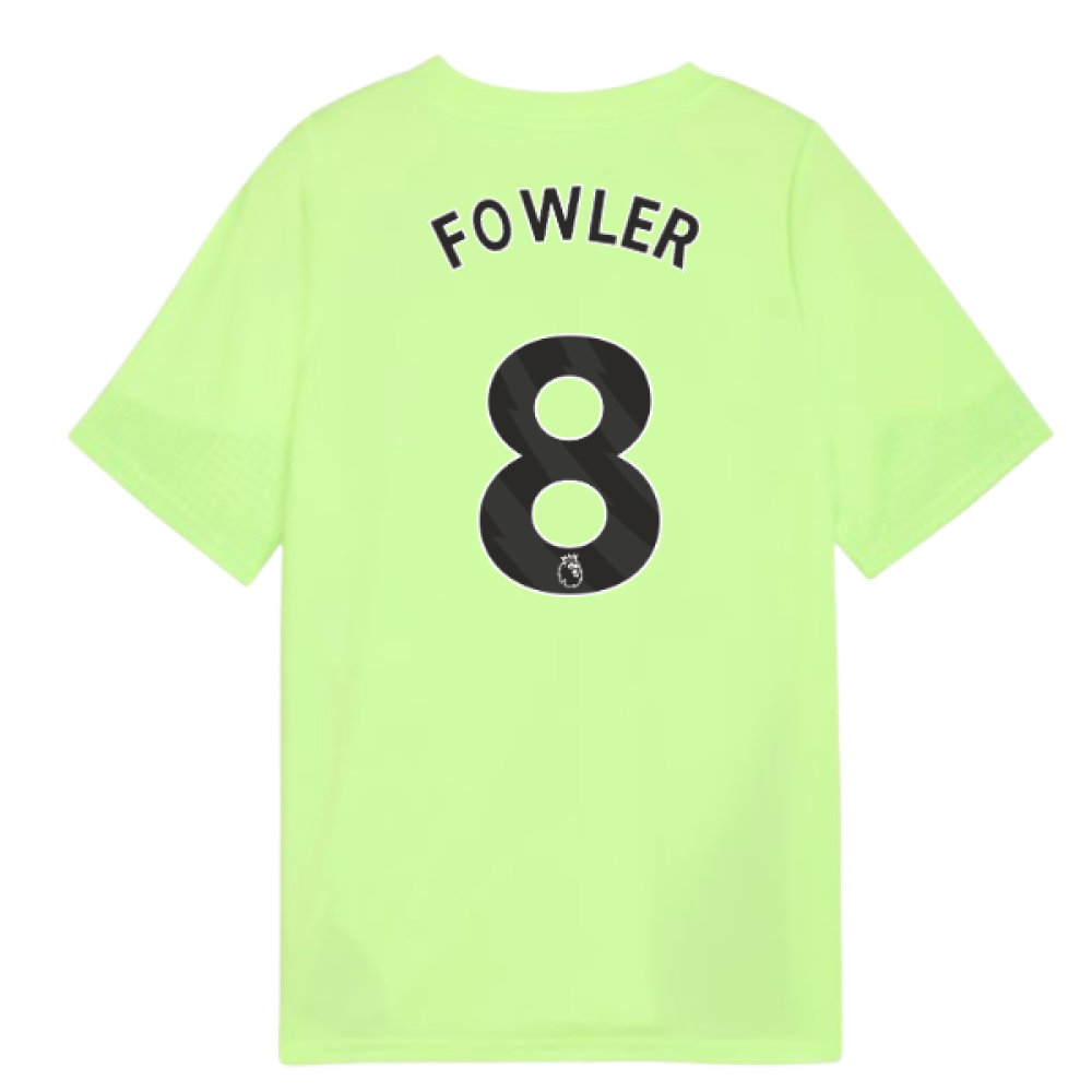 2025-2026 Man City Training Jersey (Fizzy Apple) - Kids (Fowler 8)