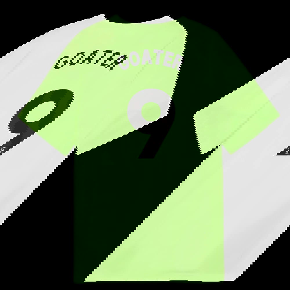 2025-2026 Man City Training Jersey (Fizzy Apple) - Kids (Goater 9)