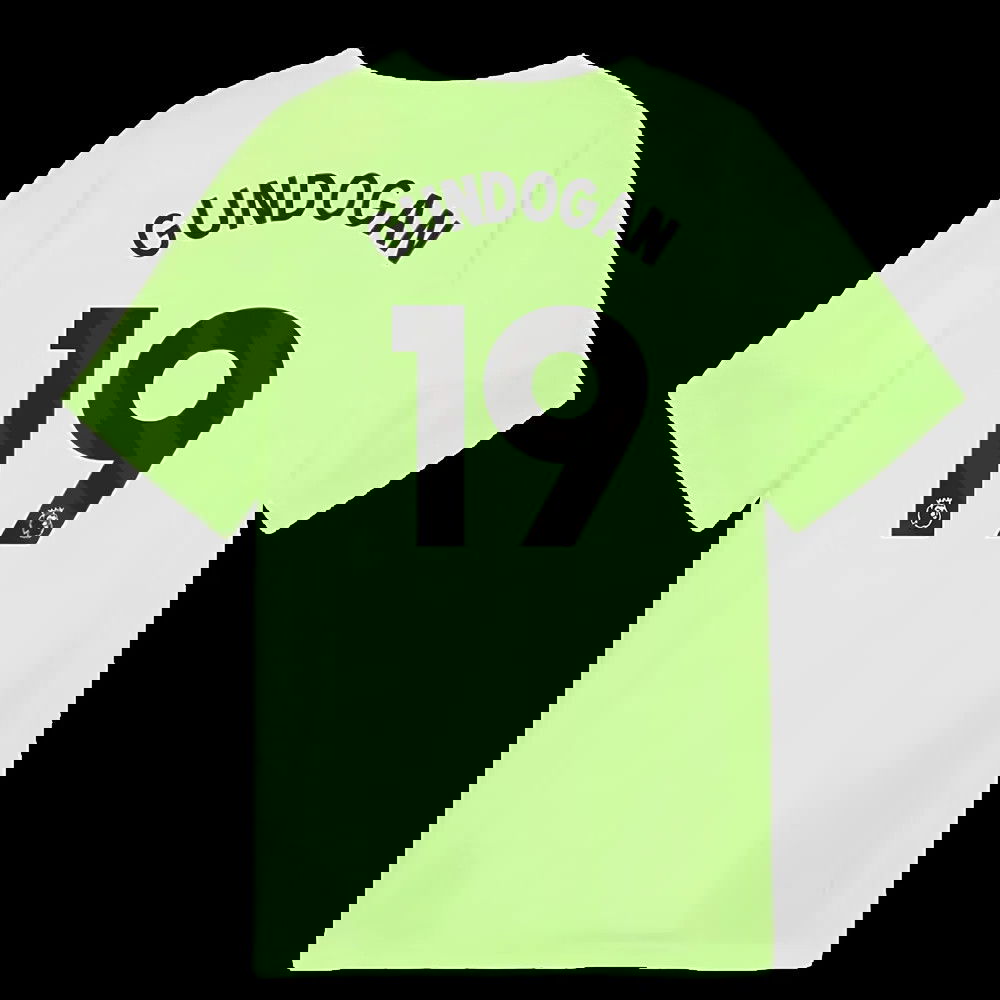 2025-2026 Man City Training Jersey (Fizzy Apple) - Kids (Gundogan 19)