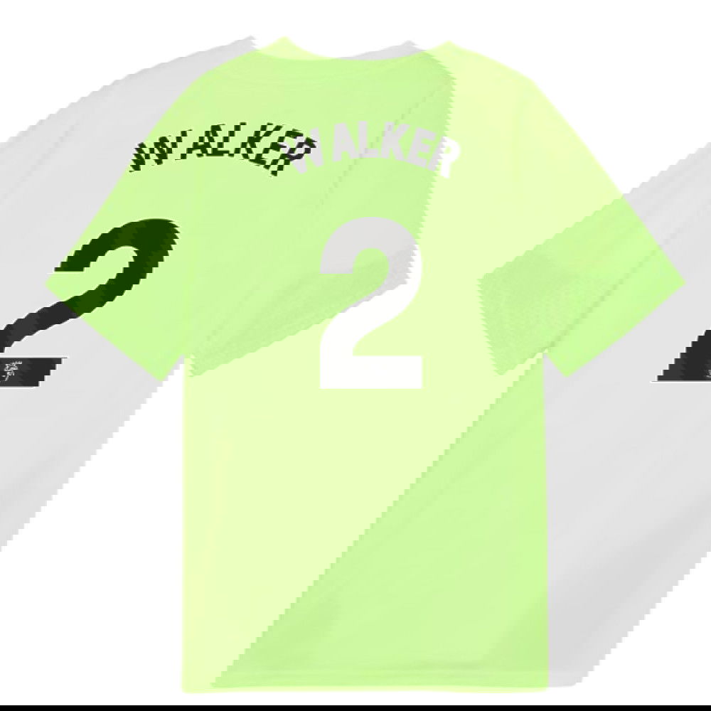 2025-2026 Man City Training Jersey (Fizzy Apple) - Kids (Walker 2)