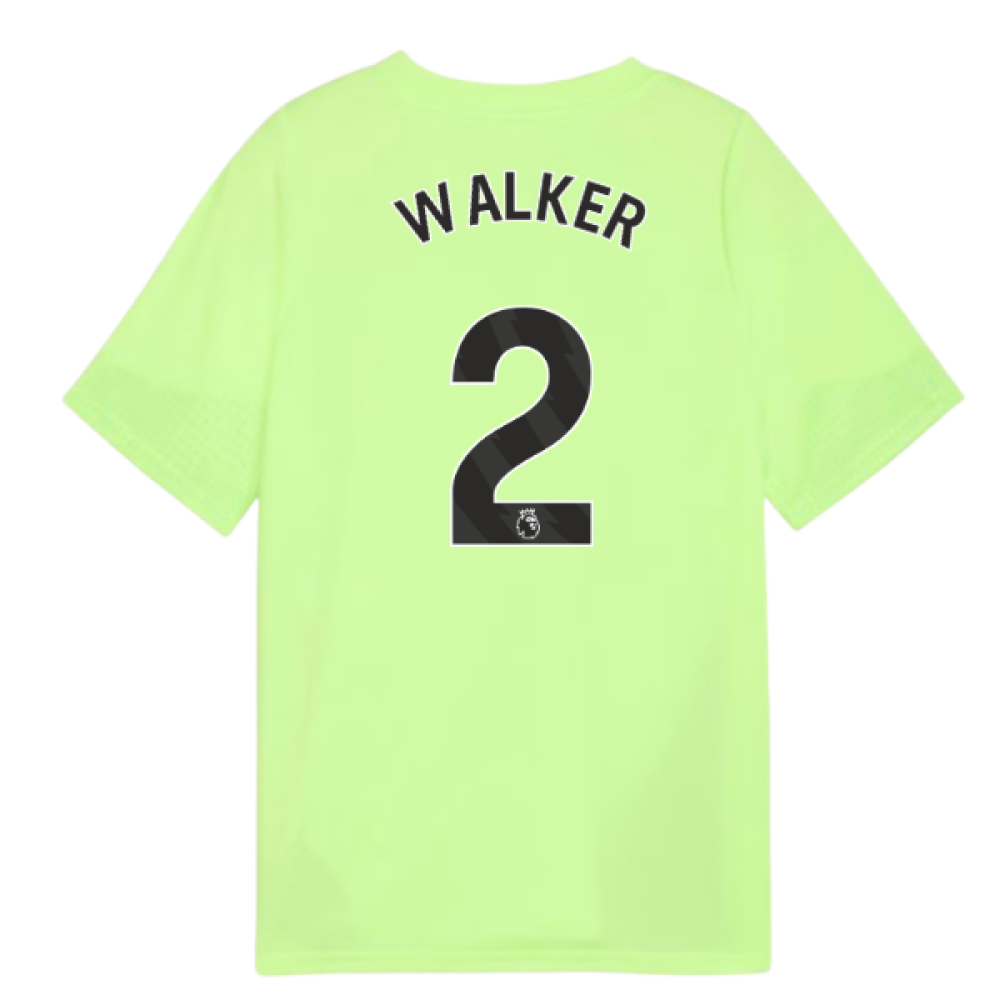 2025-2026 Man City Training Jersey (Fizzy Apple) - Kids (Walker 2)
