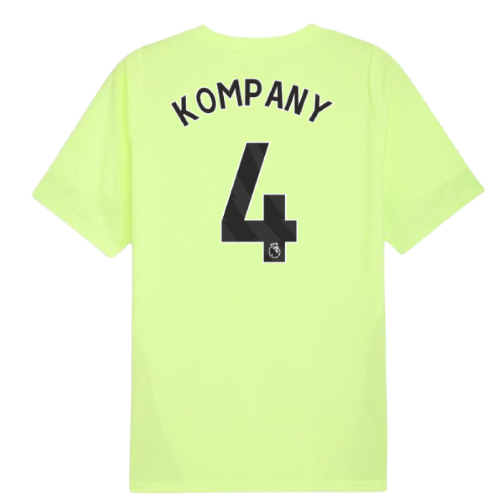 2025-2026 Man City Training Jersey (Fizzy Apple) (Kompany 4)