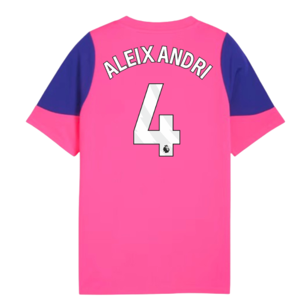 2025-2026 Man City Training Jersey (Fluro Pink) - Kids (Aleixandri 4)