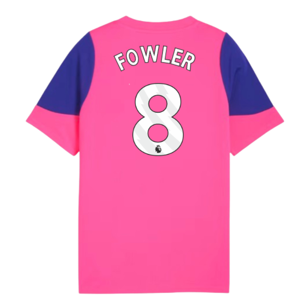 2025-2026 Man City Training Jersey (Fluro Pink) - Kids (Fowler 8)