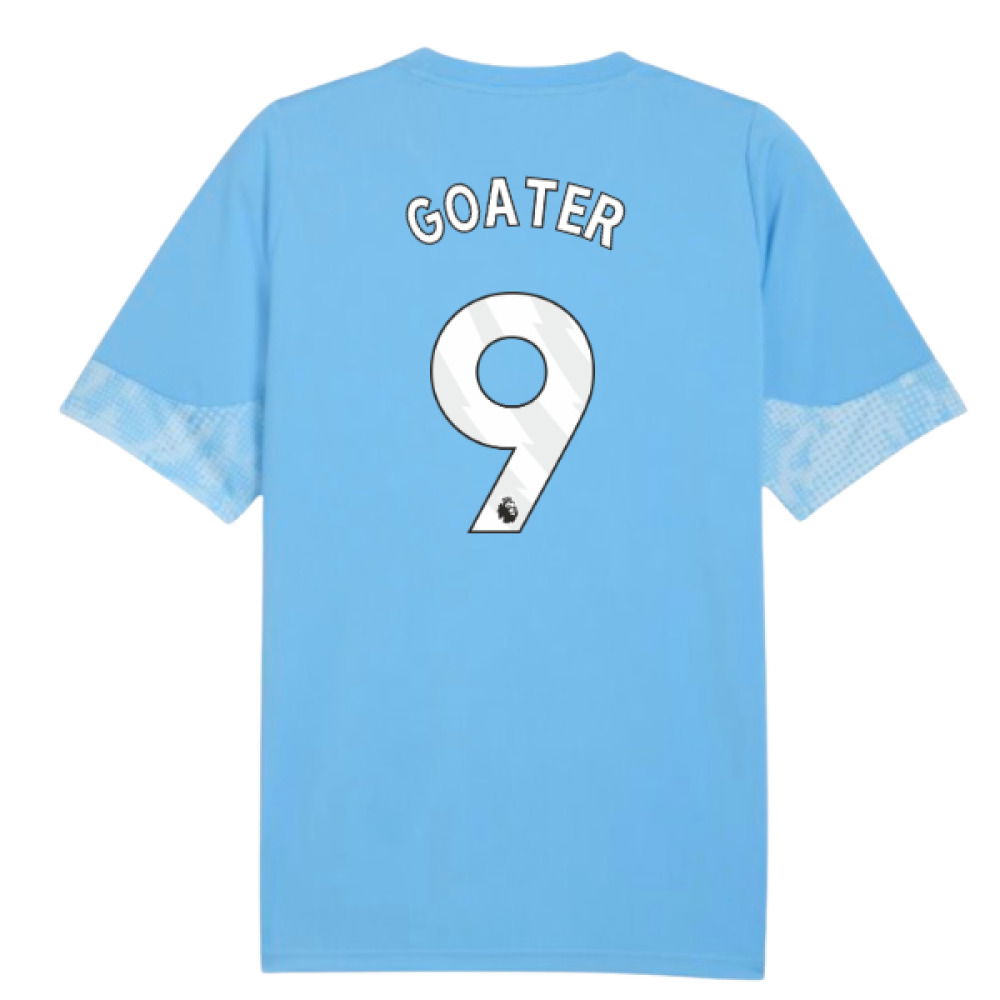 2025-2026 Man City Training Jersey (Light Blue) (Goater 9)