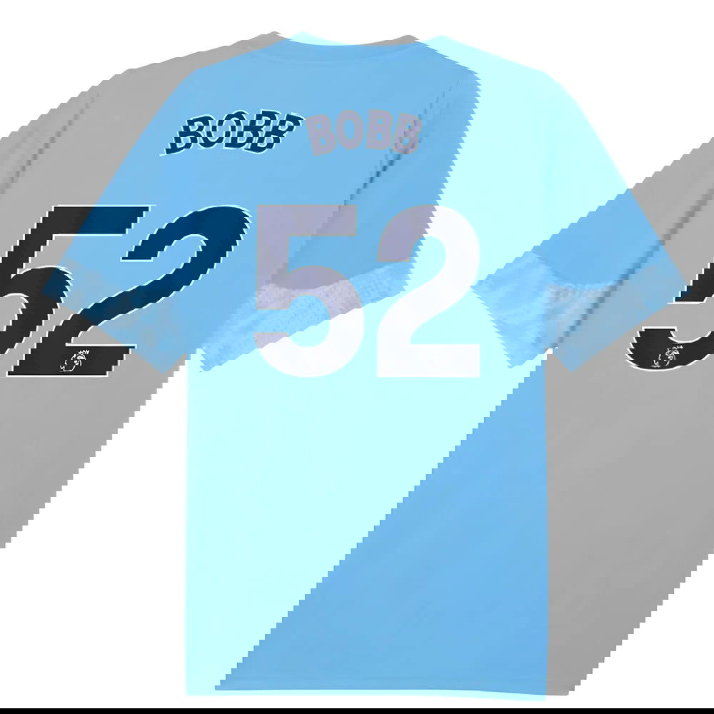 2025-2026 Man City Training Jersey (Light Blue) - Kids (Bobb 52)