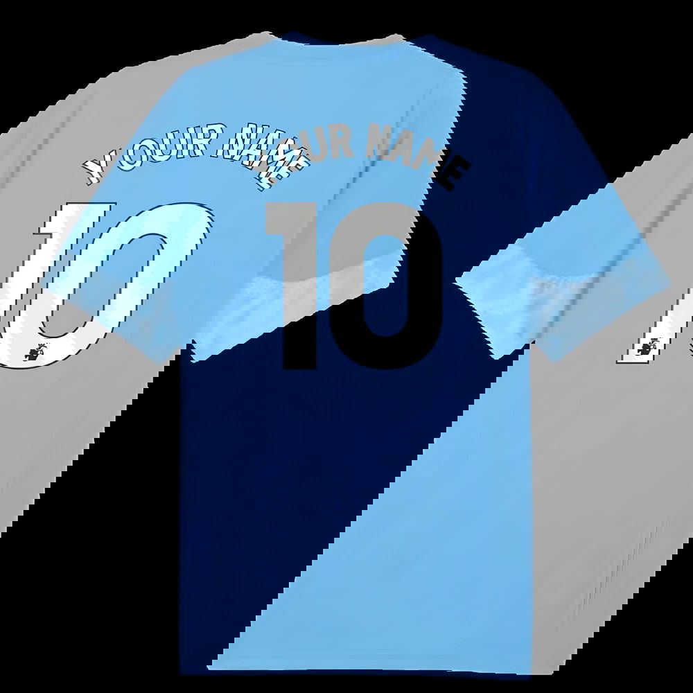 2025-2026 Man City Training Jersey (Light Blue) (Your Name)