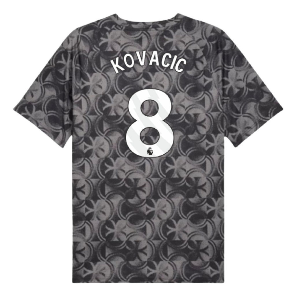 2025-2026 Man City Warm Up Jersey (Black) (Kovacic 8)
