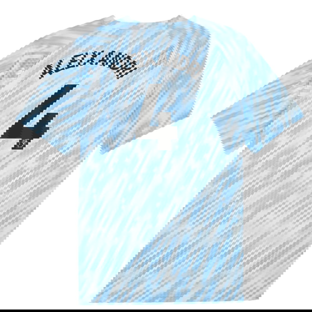 2025-2026 Man City Warm Up Jersey (Silver Sky) (Aleixandri 4)