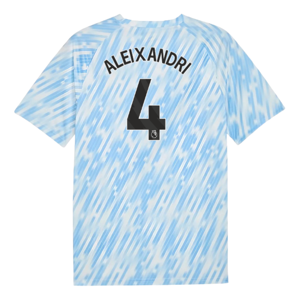2025-2026 Man City Warm Up Jersey (Silver Sky) (Aleixandri 4)