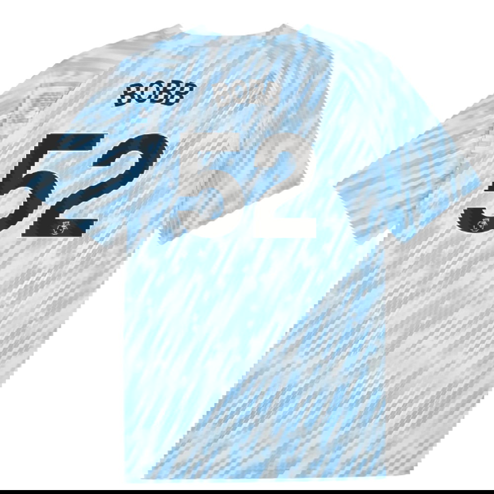 2025-2026 Man City Warm Up Jersey (Silver Sky) (Bobb 52)