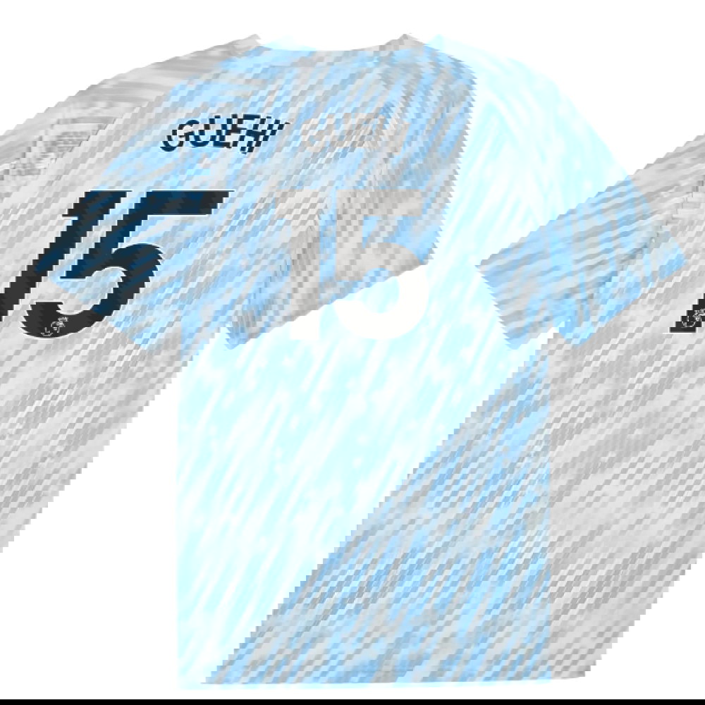 2025-2026 Man City Warm Up Jersey (Silver Sky) (Guehi 15)