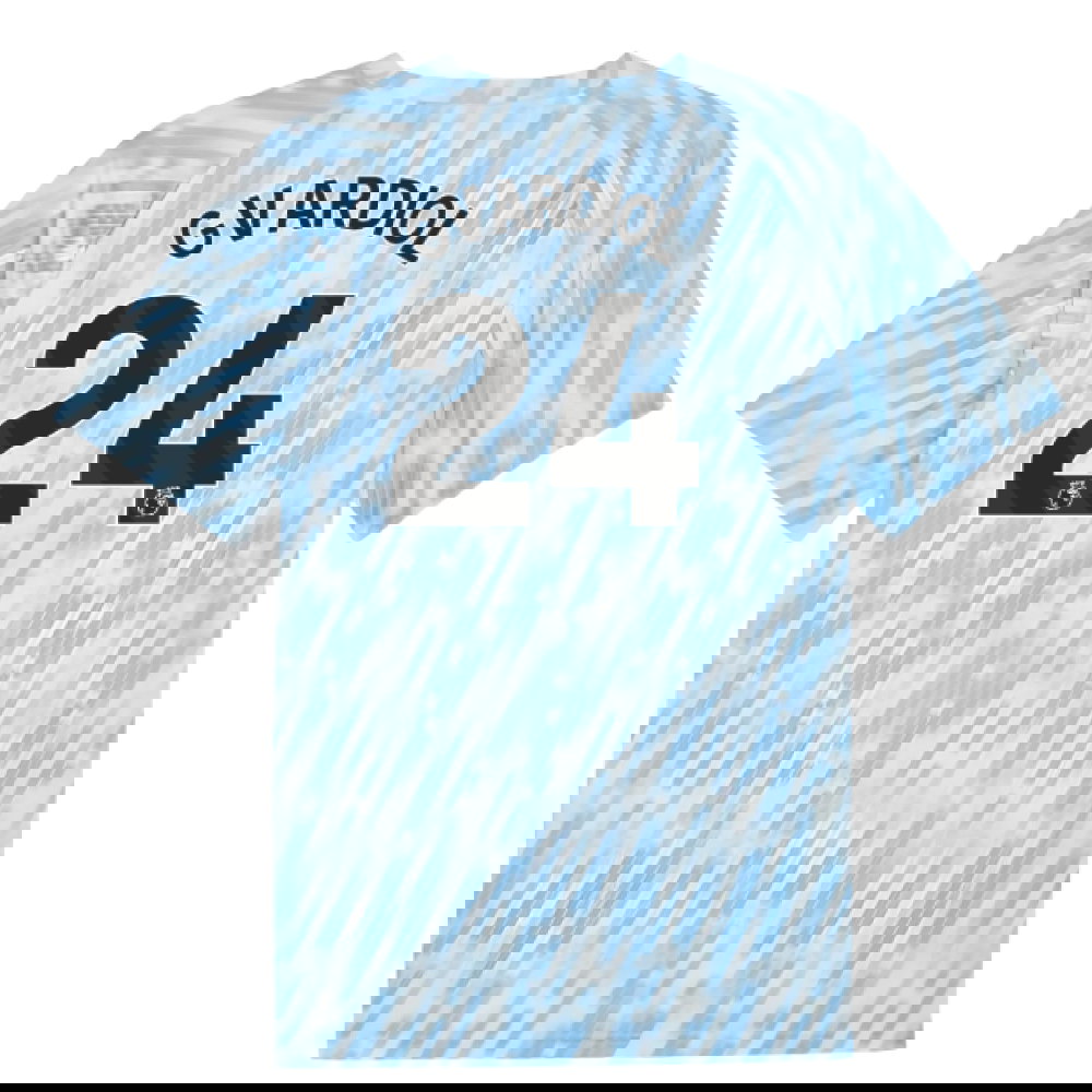 2025-2026 Man City Warm Up Jersey (Silver Sky) (Gvardiol 24)