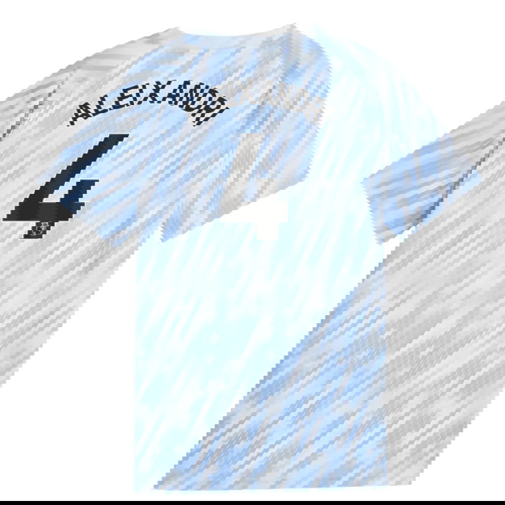 2025-2026 Man City Warm Up Jersey (Silver Sky) - Kids (Aleixandri 4)