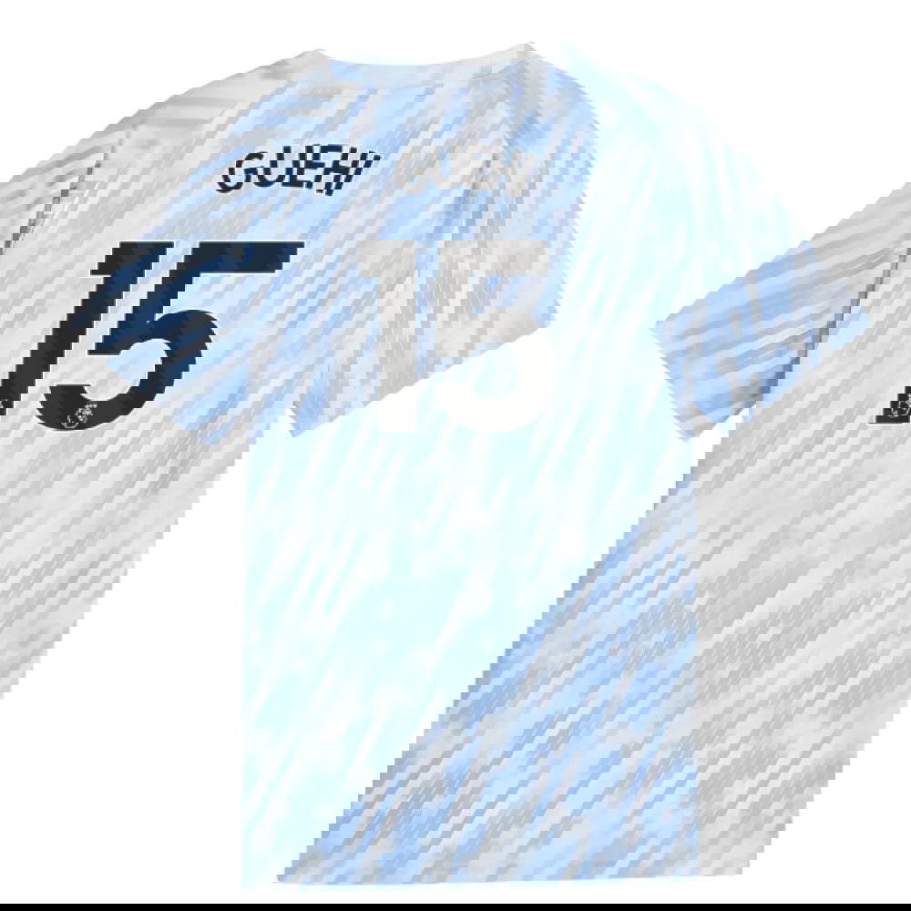 2025-2026 Man City Warm Up Jersey (Silver Sky) - Kids (Guehi 15)