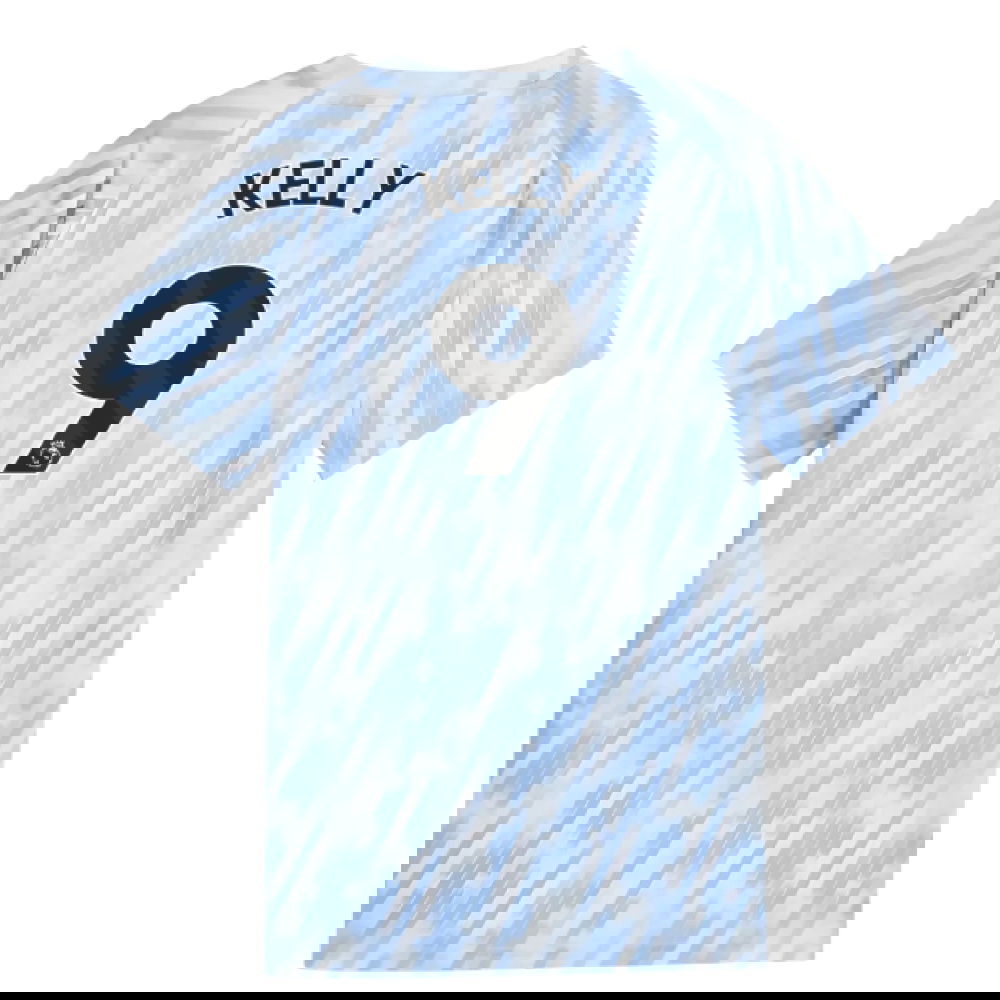 2025-2026 Man City Warm Up Jersey (Silver Sky) - Kids (Kelly 9)