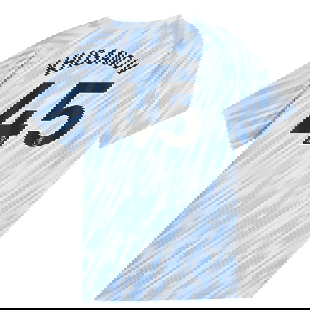 2025-2026 Man City Warm Up Jersey (Silver Sky) - Kids (Khusanov 45)