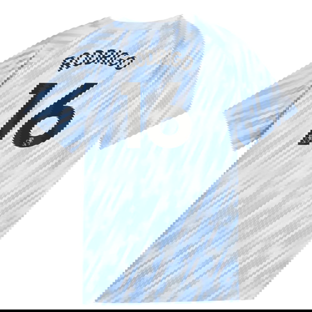 2025-2026 Man City Warm Up Jersey (Silver Sky) - Kids (Rodrigo 16)