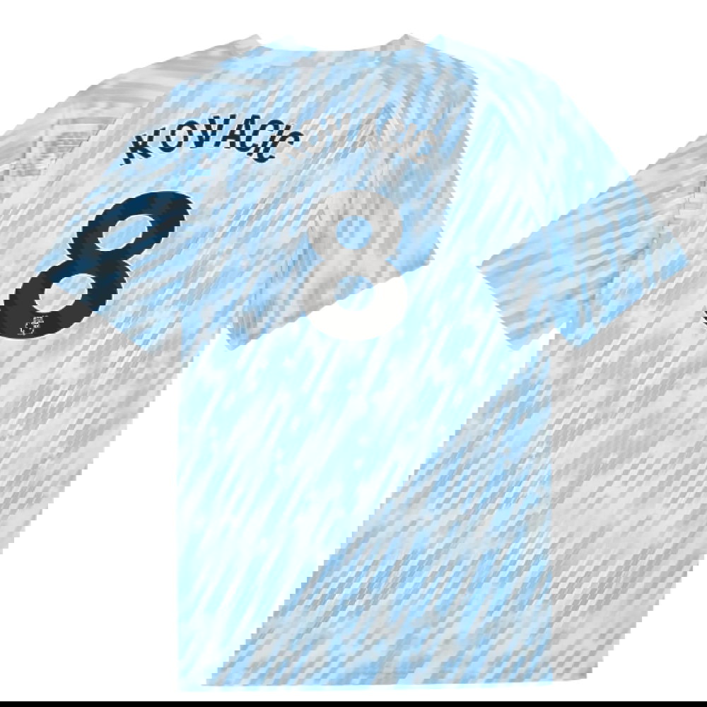 2025-2026 Man City Warm Up Jersey (Silver Sky) (Kovacic 8)
