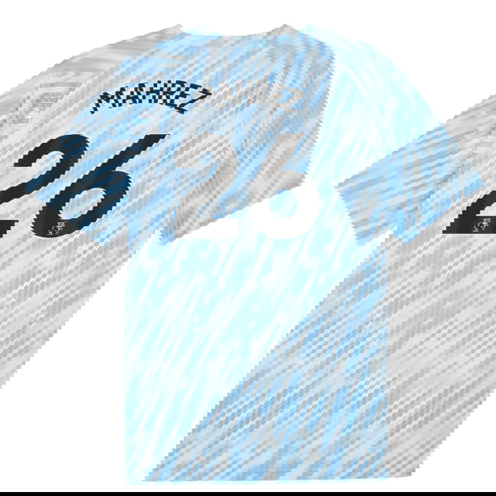 2025-2026 Man City Warm Up Jersey (Silver Sky) (Mahrez 26)